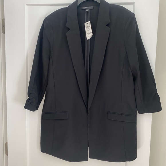 INC International Concepts Black Blazer - Picture 4 of 5
